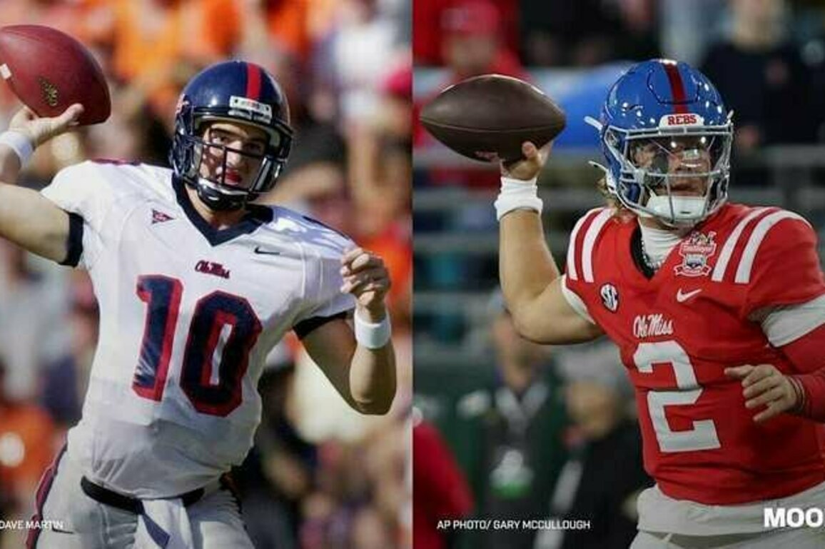 Jaxson Dart 'blessed' to have Manning family in his corner