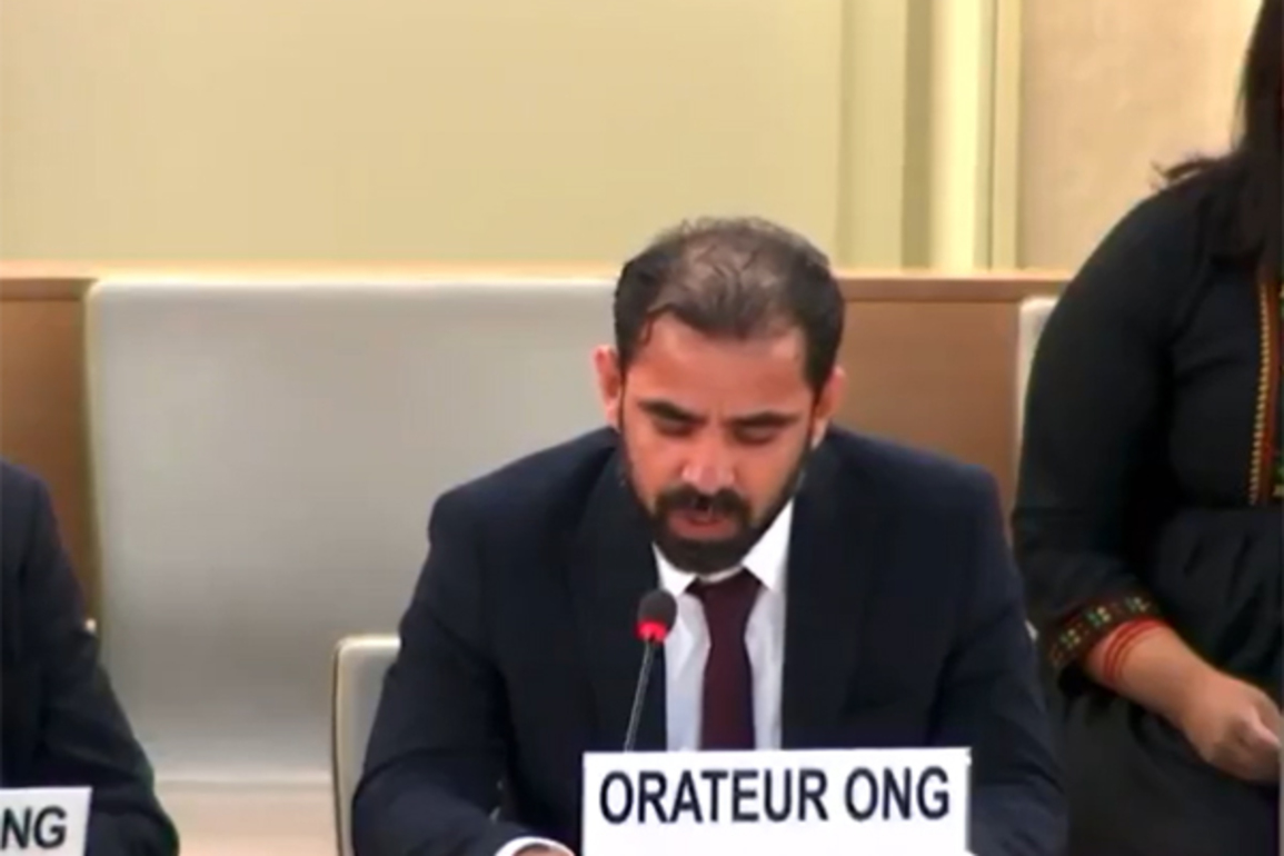 Baloch activist urges UN to address human rights violations in Balochistan