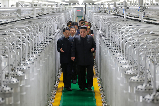 Kim Jong Un unveils new nuclear enrichment plant in push to expand arsenal