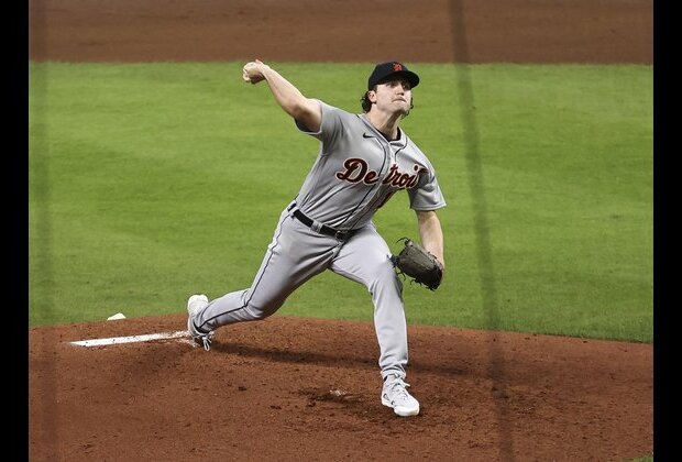 Tigers' Casey Mize shuts down Astros for first win