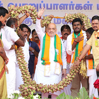 "Corrupt, atrocious and dynastic": Amit Shah slams DMK govt in Tirunelveli