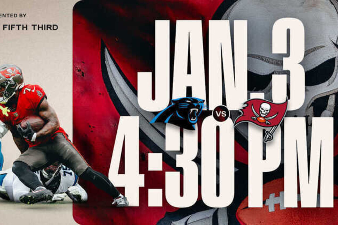 Bucs-Panthers Battle for NFC South Title Set for Saturday Afternoon