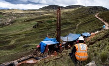 Drilling at Tinka Resources' Ayawilca in Pasco, Peru
