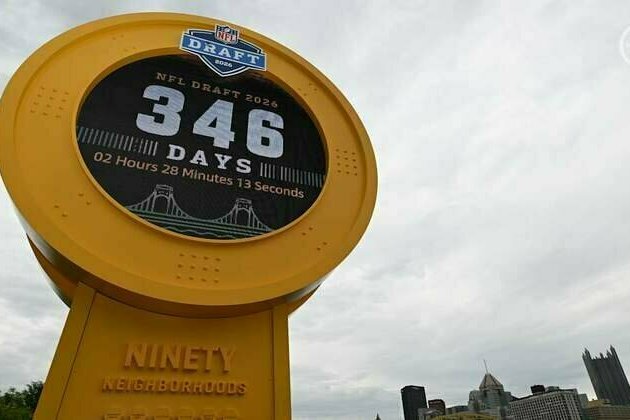 Pittsburgh is on the clock