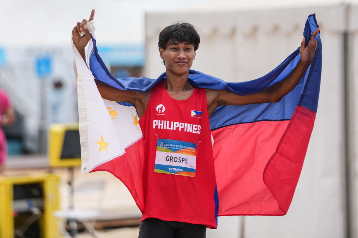 (SP)CHINA-HAINAN-SANYA-ASIAN BEACH GAMES-BEACH ATHLETICS-MEN'S HIGH JUMP FINAL (CN)