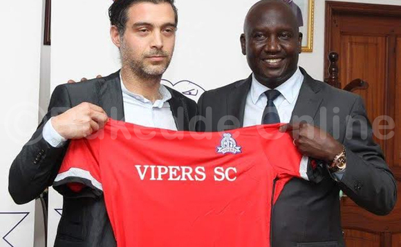 Nnannyini Vipers SC, Lawrence Mulindwa ng'ayanjula omutendesi omuggya, Omuzungu Da Costa Duarte Jorge Miguel . EKIF: STEPHEM MAYAMBA Nnannyini Vipers SC, Lawrence Mulindwa ng'ayanjula omutendesi omuggya, Omuzungu Da Costa Duarte Jorge Miguel . EKIF: STEPHEM MAYAMBA