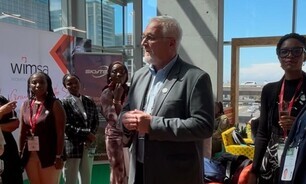 Hexagon president Drew Goddard at Mining Indaba 2026
