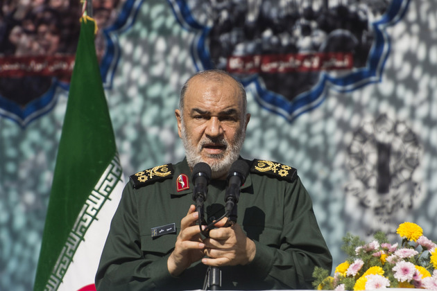 IRAN-HOSSEIN SALAMI-ISRAEL-STRIKE