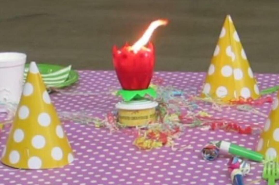 Blossom lotus flower birthday cake candle recalled by ACCC amid safety fears