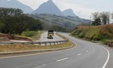 Stretch of Pacifico 2 highway in Antioquia, Colombia