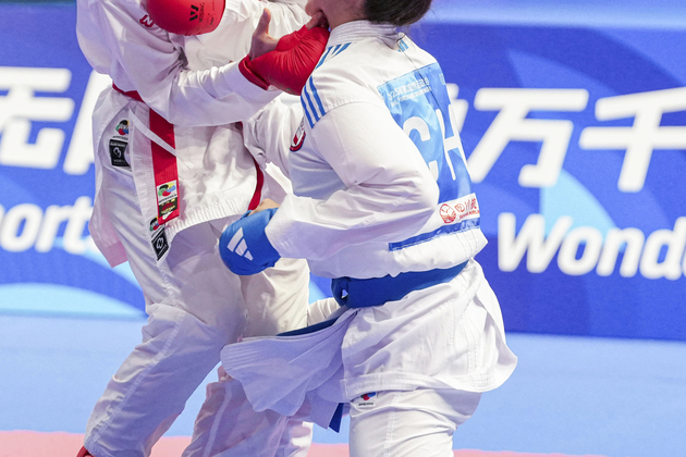 (SP)CHINA-CHENGDU-THE WORLD GAMES 2025-KARATE-WOMEN-KUMITE -55KG-BRONZE(CN)