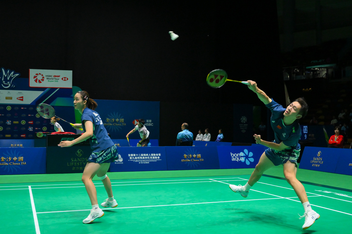 (SP)CHINA-MACAO-BADMINTON-MACAO OPEN-MIXED DOUBLES (CN)