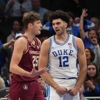 Isaiah Evans (32), No. 1 Duke edge Florida State to make ACC semis