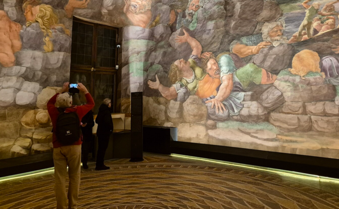 Besucher immersiv in den Bann zu ziehen, begeisterte Menschen schon in der Renaissance.  Geht auch ganz ohne Technologie, wie hier im Saal der Giganten im Palazzo del Te in Mantua. (Foto: Fryba)