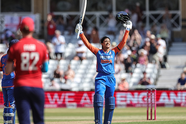 Smriti Mandhana becomes India's first all-format centurion in women's cricket