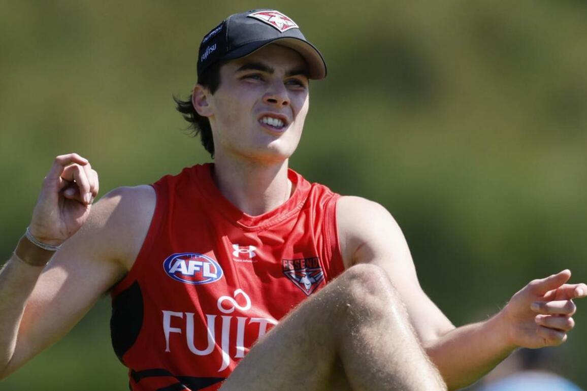 Teenage ruckman Vigo Visentini to be Essendons 11th debutant for 2025