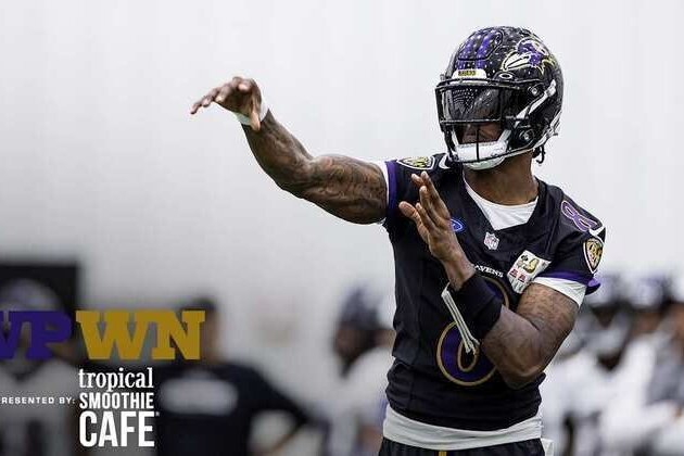 Lamar Jackson Sidelined for Ravens Walk-Through