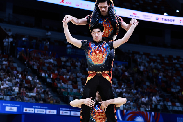 (SP)CHINA-CHENGDU-THE WORLD GAMES 2025-ACROBATIC GYMNASTICS-MEN'S GROUPS (CN)
