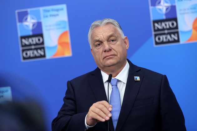 THE NETHERLANDS-THE HAGUE-NATO SUMMIT-HUNGARIAN PM-VIKTOR ORBAN