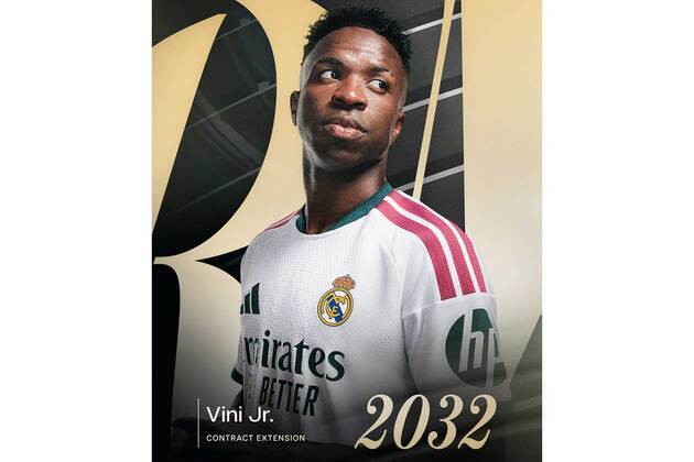 Vinicius Jr extends deal with Real Madrid till 2032