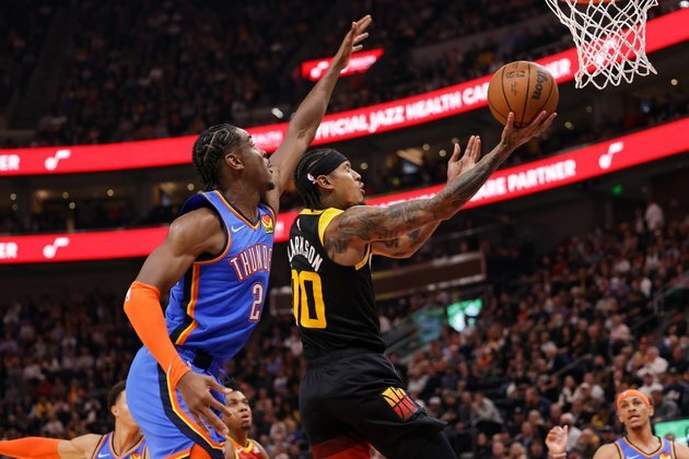 Rudy Gobert notches double-double as Jazz top Thunder