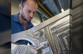 First titanium 3D-printed part installed into serial production aircraft