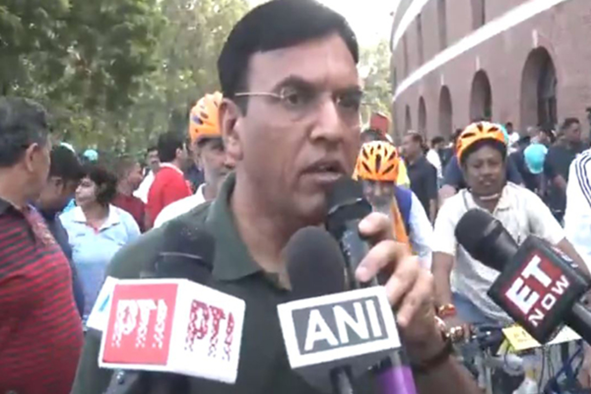 Promote message of 'Fit India', 'Swadeshi' through 'Sundays on Cycle': Union Minister Mandaviya