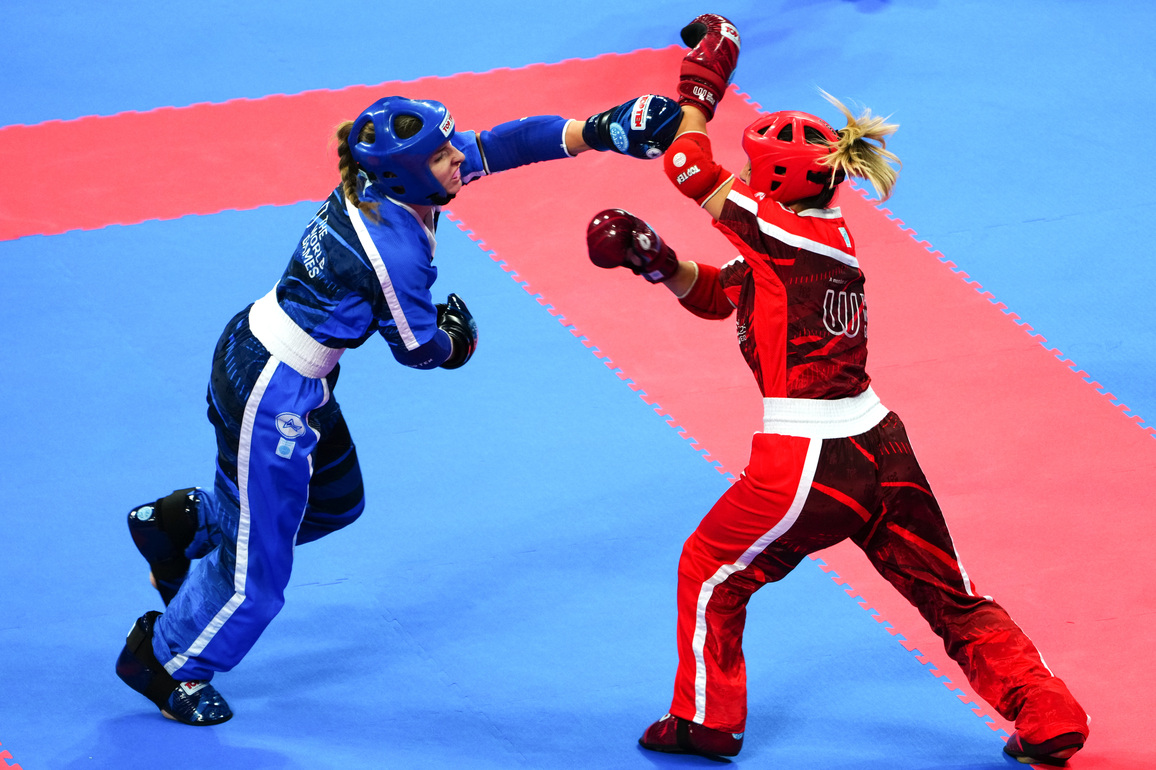 (SP)CHINA-CHENGDU-THE WORLD GAMES 2025-KICKBOXING-WOMEN'S POINT FIGHTING -60KG-SEMIFINALS (CN)