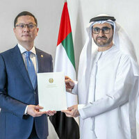 MoFA receives credentials copy from new Ambassador of Republic of Kazakhstan to UAE