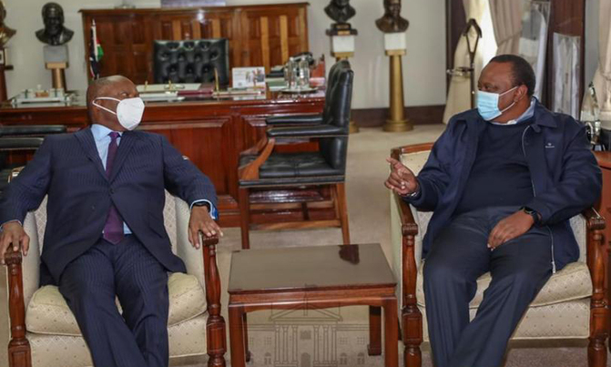 Kabaka visits Kenyan president, Ugandans excited