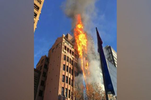 Massive fire engulfs Sydney building, residents says 'looked like a movie'