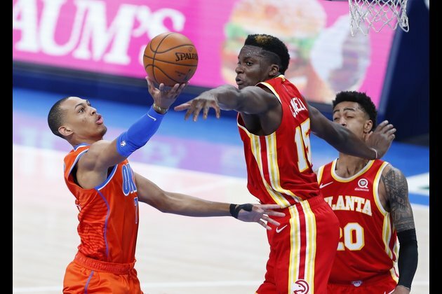Thunder down Hawks for consecutive wins