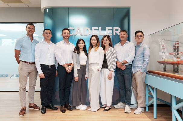 Cadeler’s Asia-Pacific team in the company’s new Taipei office premises