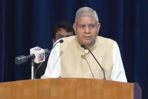 "Earth is our mother, let's not bleed her": VP Dhankhar urges students to embrace sustainability at JIPMER