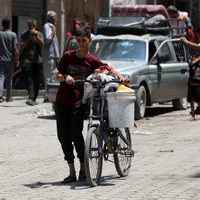 MIDEAST-GAZA CITY-EVACUATION