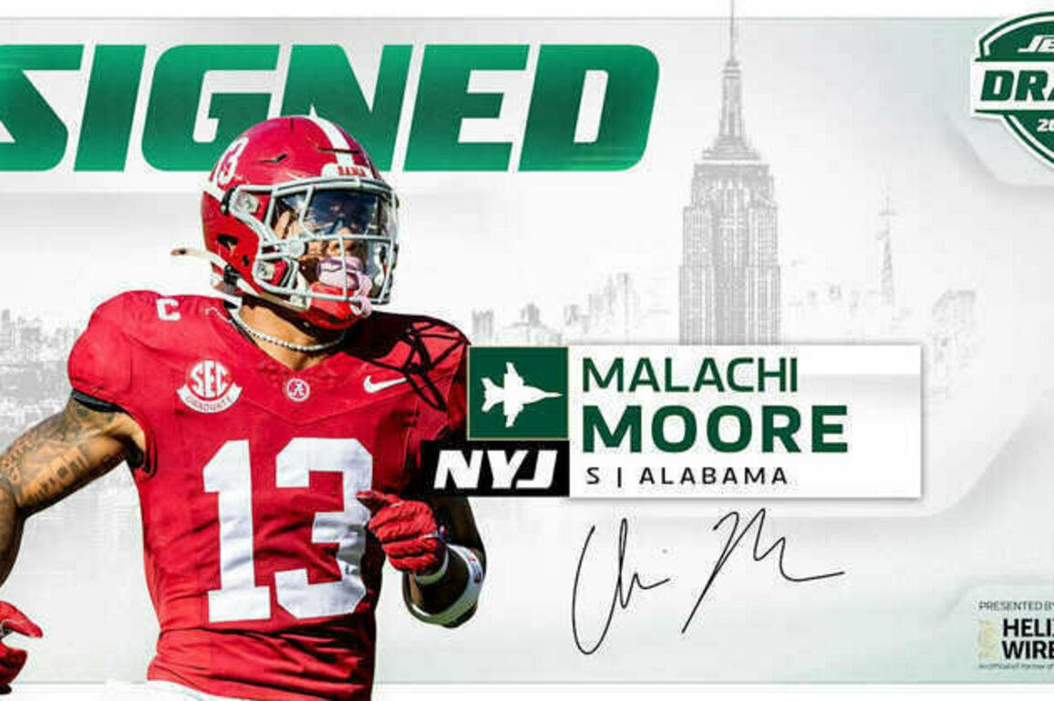 Jets Sign Fourth-Round Draft Choice DB Malachi Moore