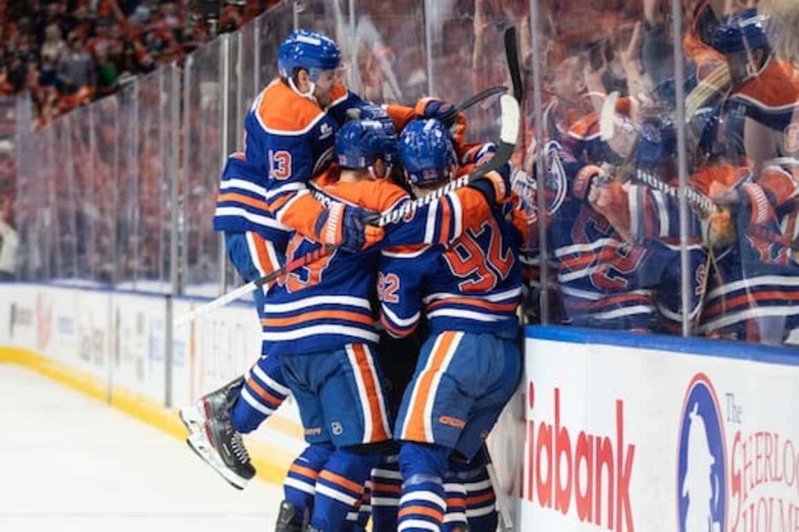 Edmonton Oilers advance to 2nd round with 6-4 win over Los Angeles Kings
