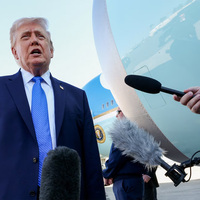 Trump downplays regional conflict as "practice", claims Iran talks "going quite well"