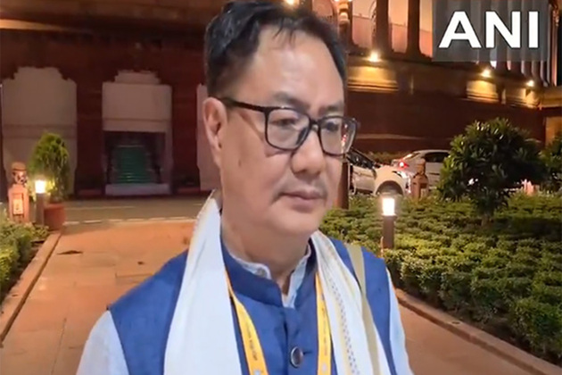 "One must be mindful...": Union Minister Kiren Rijiju slams Rahul Gandhi over remarks in Colombia