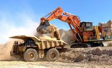 Mining in the KOTH open pit.