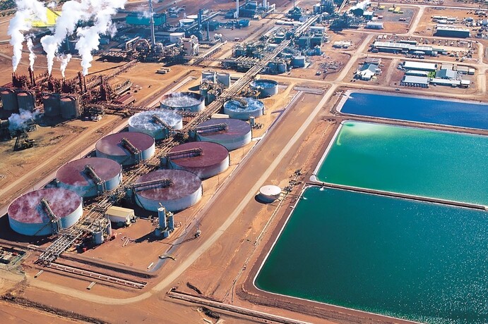 Glencore's Murrin Murrin nickel and cobalt operation in Western Australia.