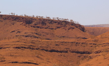  A typical Pilbara ridge line