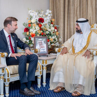 Crown Prince of Fujairah receives ambassadors of Ecuador, Mongolia, Lebanon