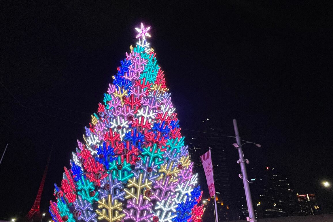 AUSTRALIA-MELBOURNE-CHRISTMAS-LIGHTS