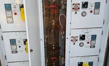 The distribution board after the incident.