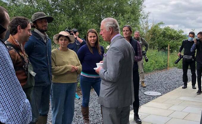 Prince Charles 'full of admiration' for sustainable food producers