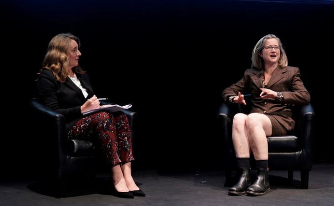 (L-R) Lucy Siegle and Futerra's Lucy Shea at the Net Zero Festival