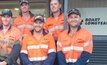 Boart Longyear crew at the Northparkes mine in NSW.