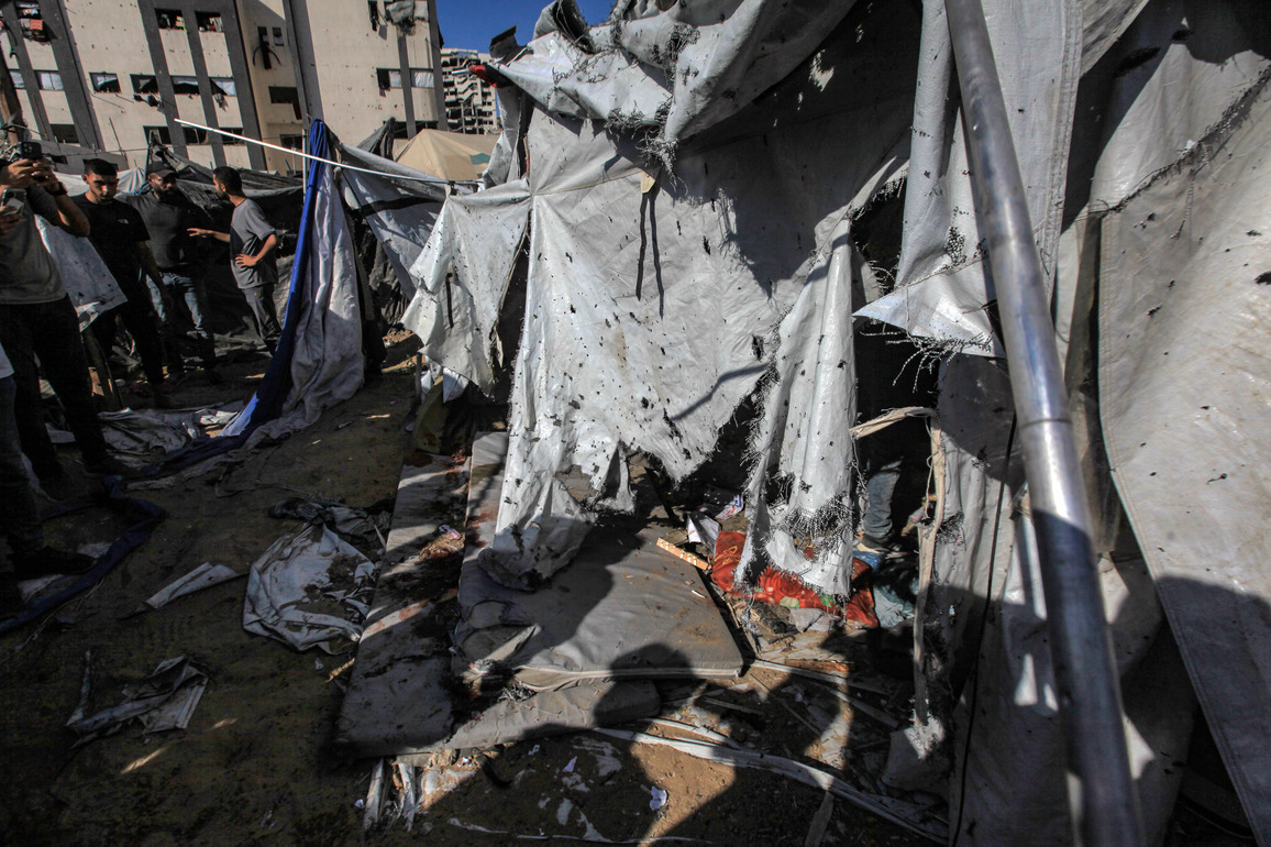 MIDEAST-GAZA CITY-ISRAELI AIRSTRIKE-AFTERMATH
