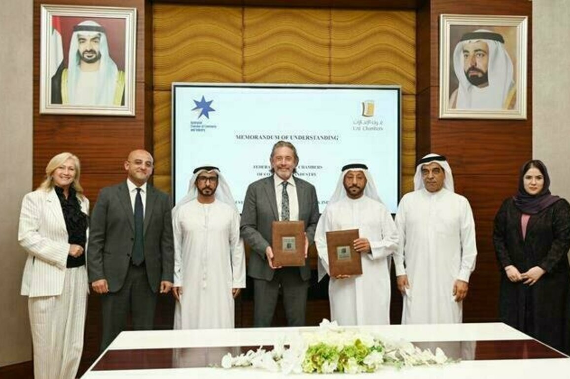 UAE Chambers signs MoU with Australian Chamber of Commerceand Industry